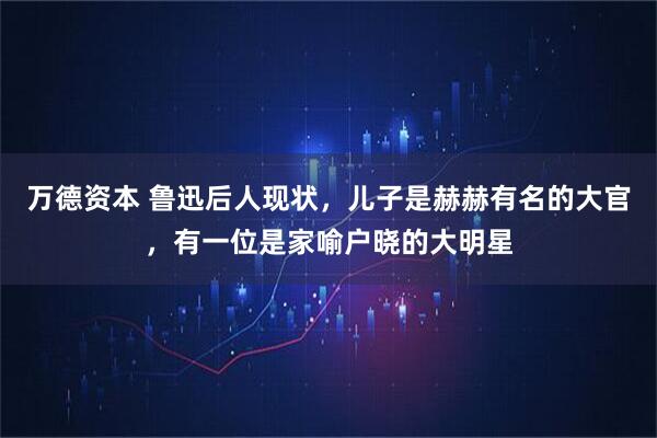 万德资本 鲁迅后人现状，儿子是赫赫有名的大官，有一位是家喻户晓的大明星