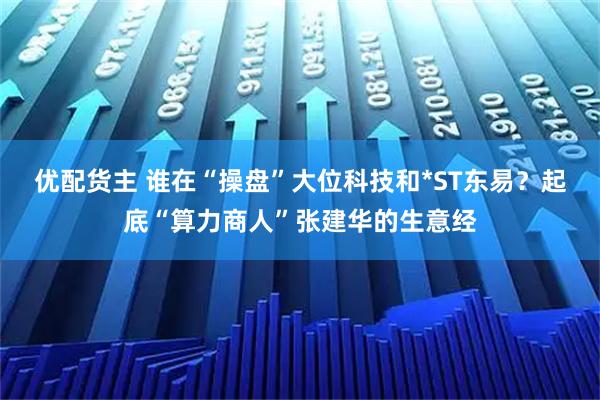 优配货主 谁在“操盘”大位科技和*ST东易？起底“算力商人”张建华的生意经