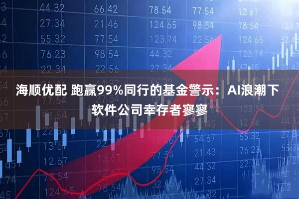 海顺优配 跑赢99%同行的基金警示：AI浪潮下 软件公司幸存者寥寥