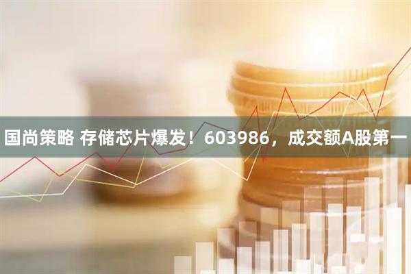 国尚策略 存储芯片爆发！603986，成交额A股第一