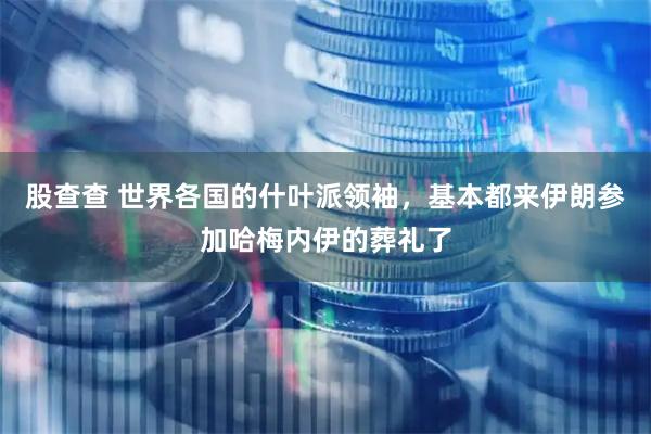 股查查 世界各国的什叶派领袖，基本都来伊朗参加哈梅内伊的葬礼了